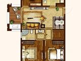 世茂天域华府_3室2厅1卫 建面102平米