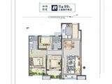 中骏柏景湾_3室2厅2卫 建面99平米