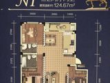 朝辉东方城_3室2厅2卫 建面124平米