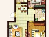 联谊景尚名都_2室2厅1卫 建面77平米