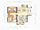珠江愉景新城_4室2厅2卫 建面137平米