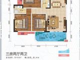 凯珑江景_3室2厅2卫 建面110平米