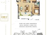 正祥日照香园_3室2厅2卫 建面110平米