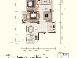 翠湖名都_2室2厅1卫 建面91平米
