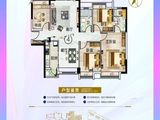 富力中以科技城_4室2厅2卫 建面121平米