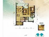 强盛城市海岸_3室2厅2卫 建面106平米