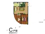 嘉德国际_1#C户型 建面99平米