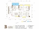 古梅风尚_3室2厅2卫 建面119平米