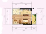江畔锦城_1室1厅1卫 建面47平米