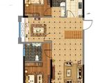 利群悦澜名邸_2室2厅2卫 建面100平米