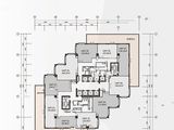 天成国际金融中心写字间_21层平面户型图 建面89平米