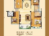 龙祥苑二期_4室2厅2卫 建面146平米