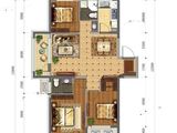 金湾拾璟洋房_3室2厅2卫 建面108平米
