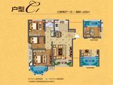中南世纪雅苑_3室2厅2卫 建面93平米
