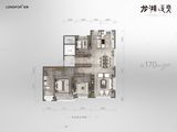 龙湖天奕_3室2厅2卫 建面170平米