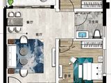 北投观海湾_2室2厅1卫 建面58平米