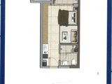 龙湖春江天玺_1室1厅1卫 建面41平米