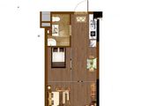 临沂米庭智慧摩尔_1室1厅1卫 建面51平米