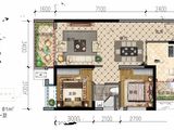 中天吾乡_2室2厅1卫 建面81平米