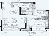 恒大国际温泉小镇_1室2厅1卫 建面80平米