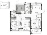 九龙仓蔚蓝花园_3室2厅1卫 建面100平米