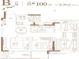弘阳湖畔樾山_3室2厅1卫 建面100平米