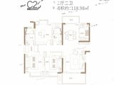 新力睿园_3室2厅2卫 建面118平米