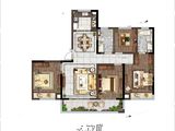 龙运天城_4室2厅2卫 建面133平米