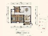 美的铂悦府_3室2厅1卫 建面98平米
