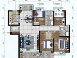 合浦碧桂园四季假日_4室2厅2卫 建面125平米