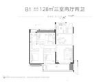 融创滨江壹号_3室2厅2卫 建面128平米