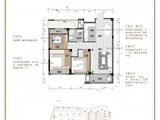大地西城美院_3室2厅1卫 建面90平米