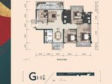 盛世金悦_4室2厅2卫 建面105平米