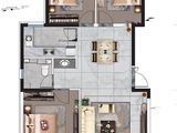 汇融风华_3室2厅1卫 建面100平米