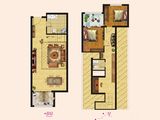 欧亚大观商都_2室2厅2卫 建面57平米