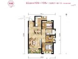 紫薇东进_3室2厅1卫 建面106平米
