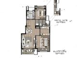 和岸花园_3室2厅1卫 建面89平米