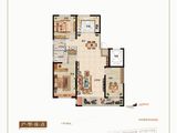 呼市城投东望_3室2厅2卫 建面164平米