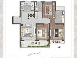 招商徐州中心_3室2厅2卫 建面123平米