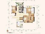 大和平华西茗城_4室2厅2卫 建面121平米