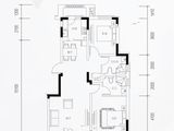绿地中央墅C区_2室2厅2卫 建面100平米