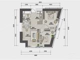 大连中心_2室1厅1卫 建面86平米