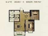 森林里_2室2厅1卫 建面86平米