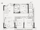 中铁五号院_3室2厅1卫 建面96平米