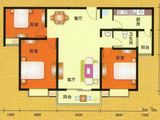 万宁城市景苑_3室2厅1卫 建面125平米