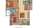 联发欣悦华庭_2室2厅1卫 建面75平米
