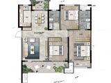 康桥香蔓郡_3室2厅2卫 建面125平米