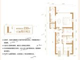 绿地达沃斯公馆_3室2厅2卫 建面230平米