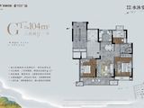 保利水利水沐堂悦_3室2厅1卫 建面104平米