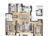 锦绣御澜_3室2厅3卫 建面128平米